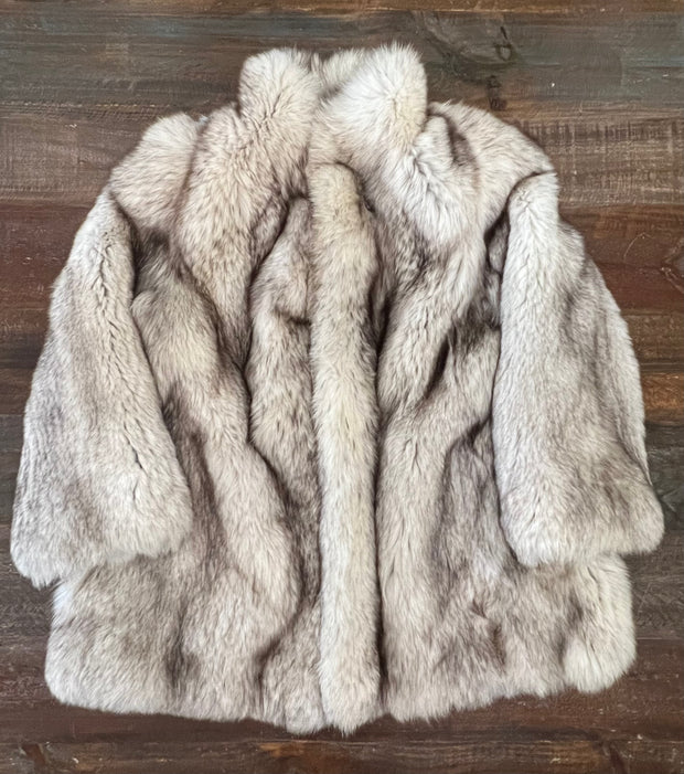 Fur Coat- blue fox