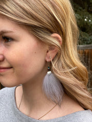 Fur Earrings