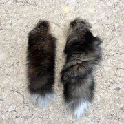 Genuine Fur Tail Keychains
