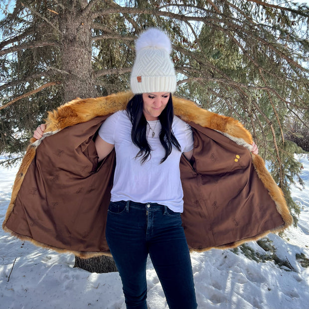Fur Coat- red fox XL