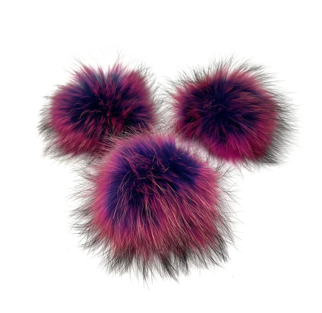 Coloured Poms- extra large – Wild Prairie Designs