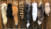 Genuine Fur Tail Keychains