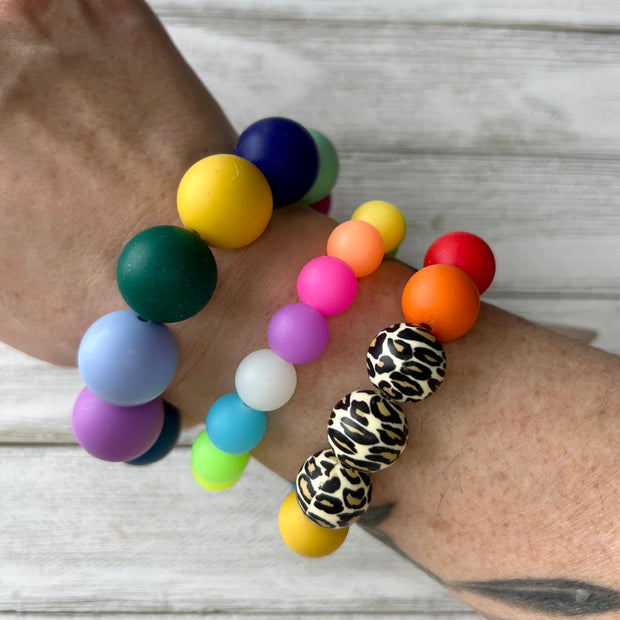 Beaded silicone bracelets online