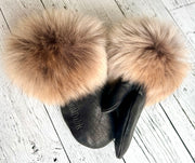 LIMITED EDITION Mitts- Finn Raccoon fur *3 colours*