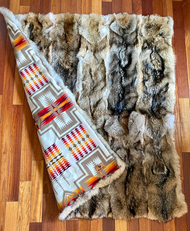 Coyote Fur Blanket